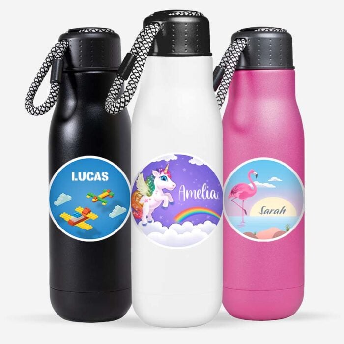 Personalised Stainless steel water bottle by Cash's