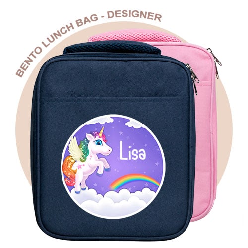 Personalised Lunch bag in your favourite colour & design by Cash's