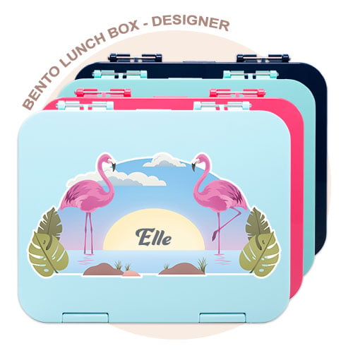 Personalised Bento Boxes in your favourite colours & design by Cash's