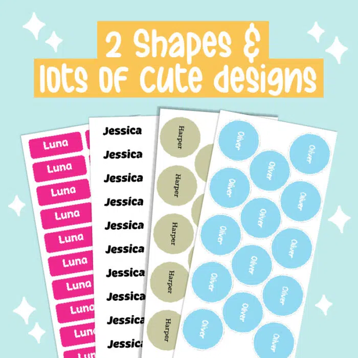 Heat Transfer Clothing Labels - Coloured - Image 2