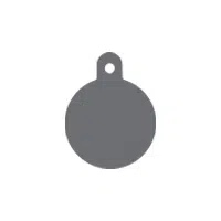Cat Tag - small round shape