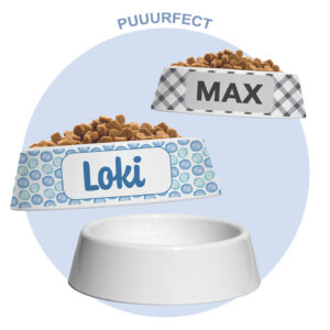 personalised dog bowls metal
