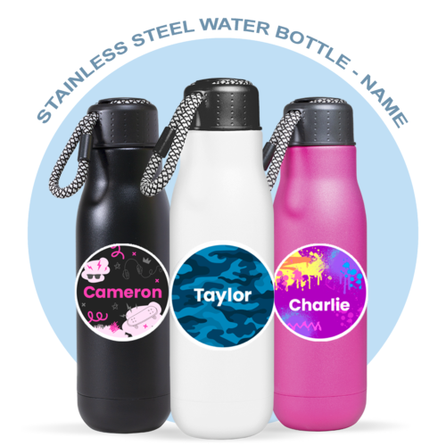 Personalised Steel Water Bottles