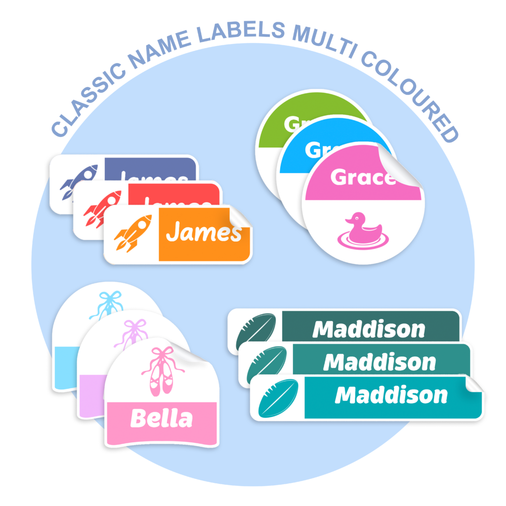 Personalised sticky labels Australia | Cash's