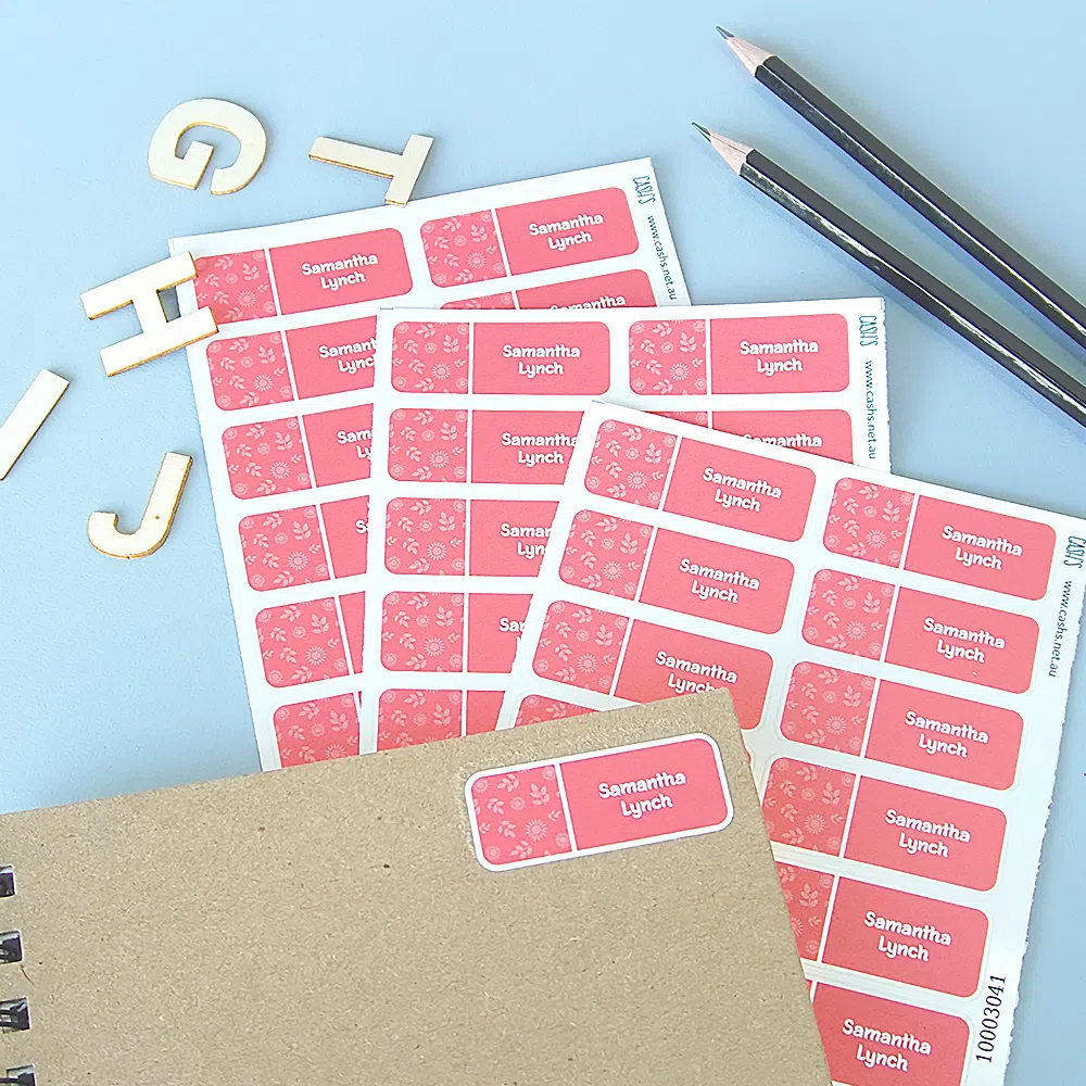 name labels pattern