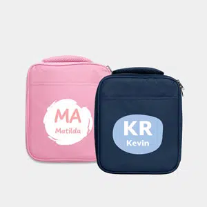 lunch bag initial