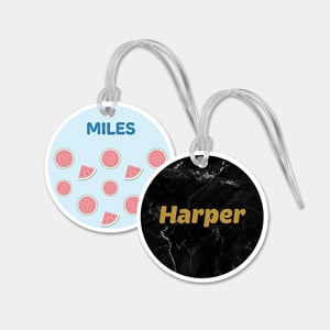 Acrylic bag tag Pattern