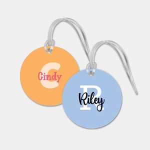 Acrylic Bag Tag Monogram