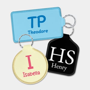 Woven Bag Tags - Initial