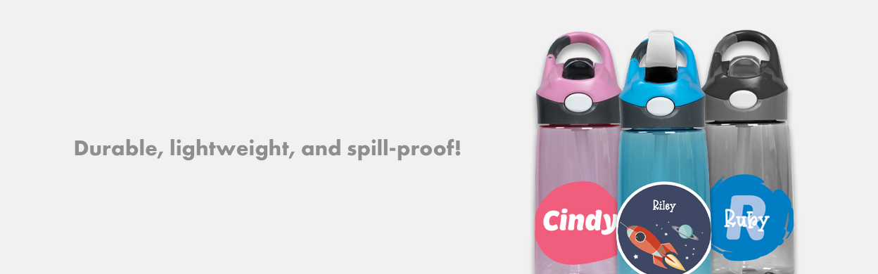 personalised plastic water bottle