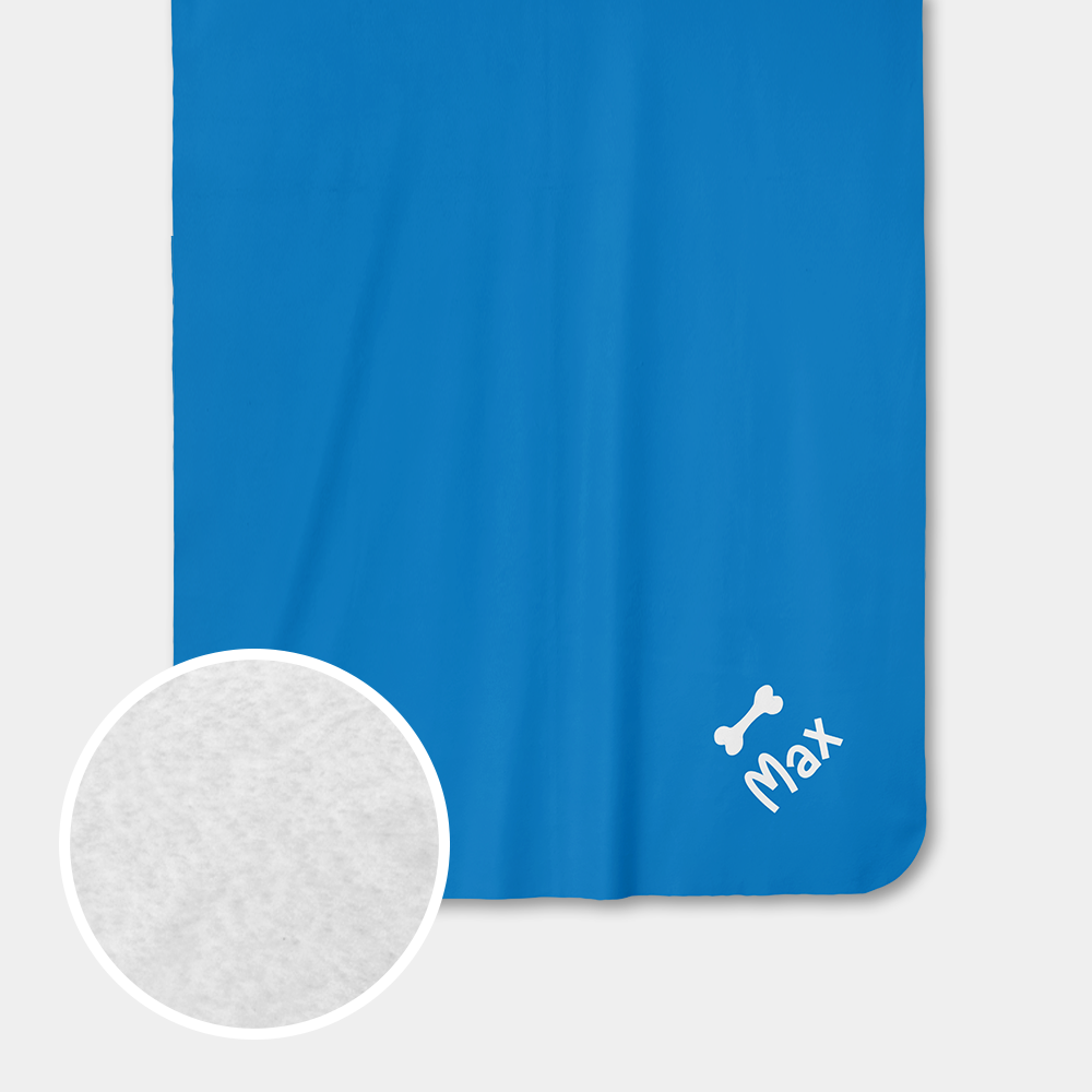 personalised dog fleece blanket australia with custom name
